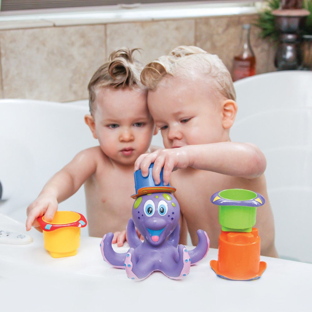 nuby octopus bath toss toy