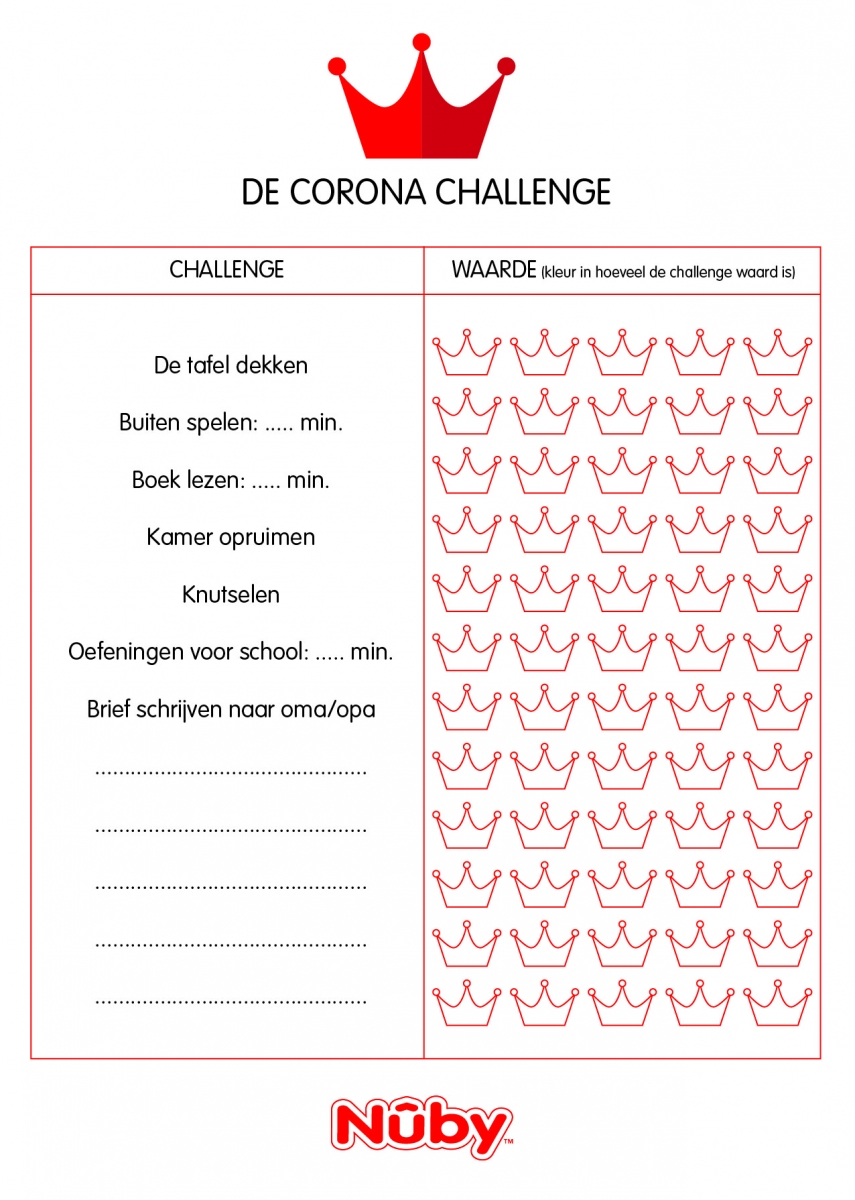 challenge voor je kinderen tijdens de Corona-quarantaine! - Blog -
